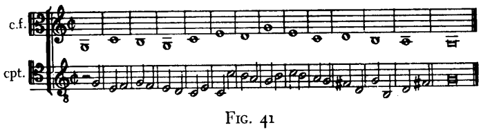2nd species counterpoint example
